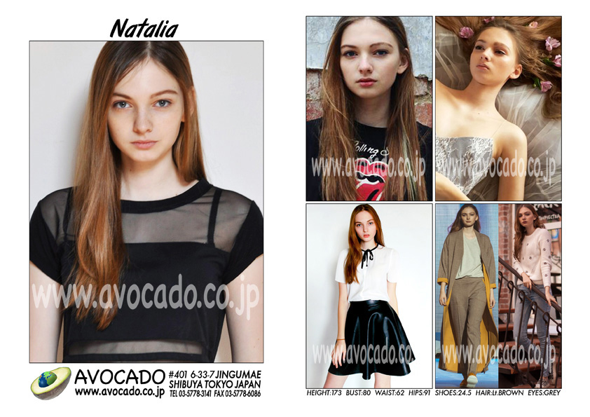 Natalia Models ｜ Avocado 外国人モデル事務所／model Agency Tokyo