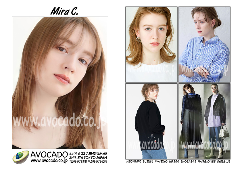 Mira C Models ｜ Avocado 外国人モデル事務所／model Agency Tokyo